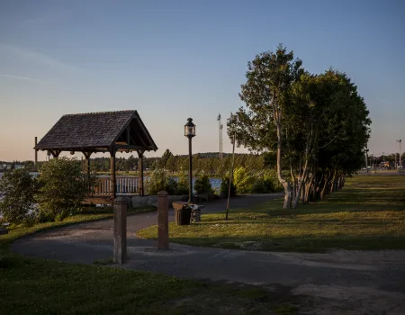 Enjoy an evening fishing under the glow of the sunset.