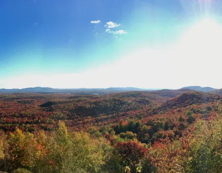 Floodwood Mountain is a fine choice for fall color.