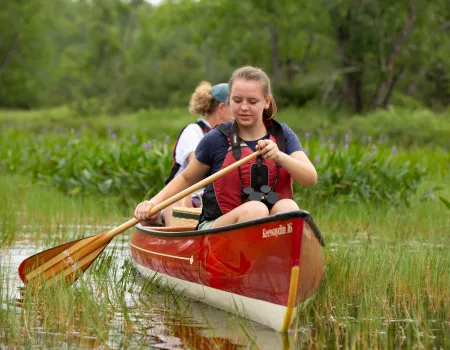 Plenty of paddling on the Raquette River with short&#44; or multi-day&#44; trips.