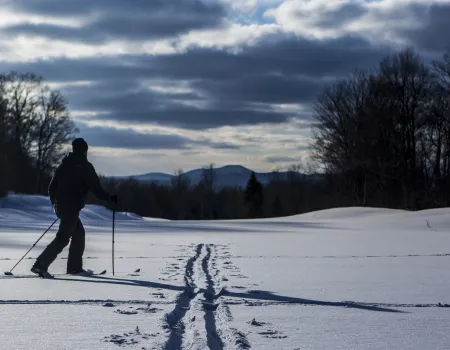 There are many great ski trails like Lower Dam and Big Trout Lake.