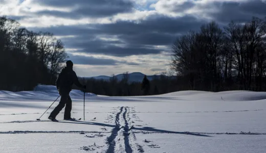 There are many great ski trails like Lower Dam and Big Trout Lake.