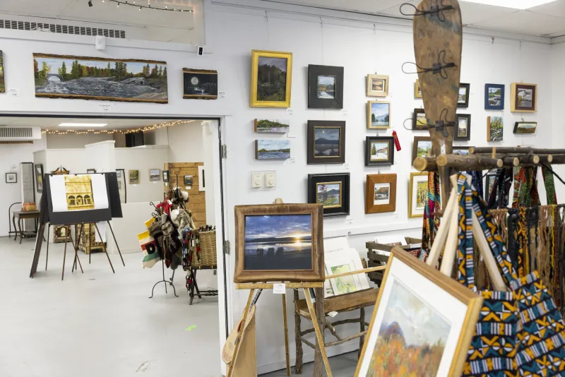 An art gallery at Tupper Arts