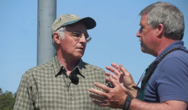 Don Meissner (left), Jack Delehanty (right)