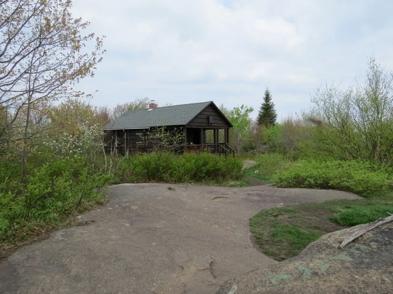 Observer's cabin from the bottom of the fire tower