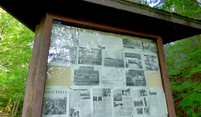 Information Kiosk at Low's Upper Dam