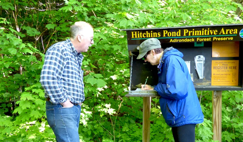 Low's Ridge (a/k/a - Hitchen's Overlook) Trail Head Kiosk