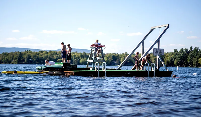 "The Big Dock" at Little Wolf Beach & Campground (ROOST/Shaun Ondak photo)