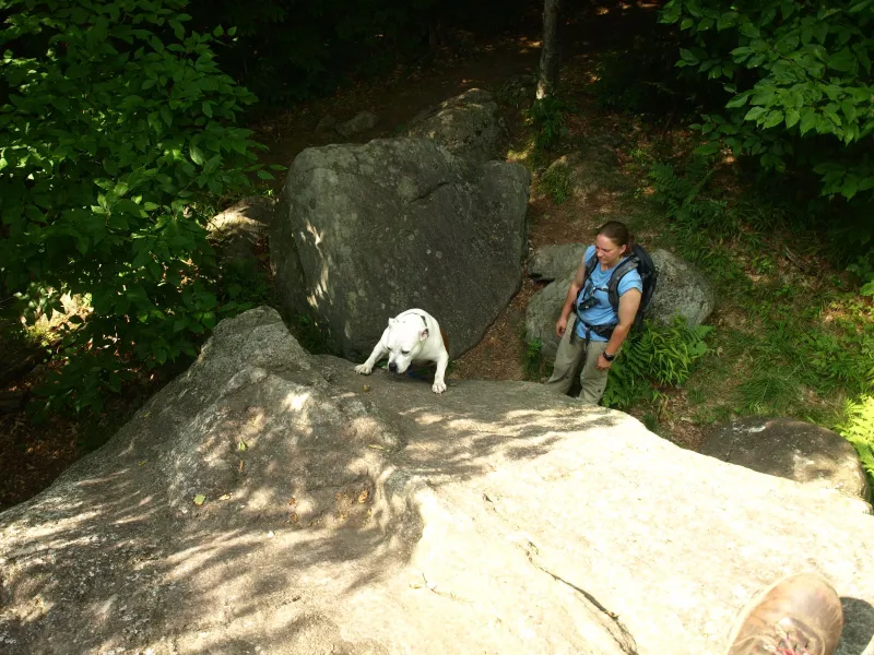 Abby takes place in a bit of bouldering