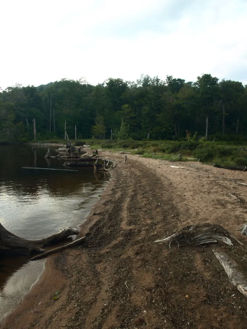 Sand Beach on Cranberry Lake