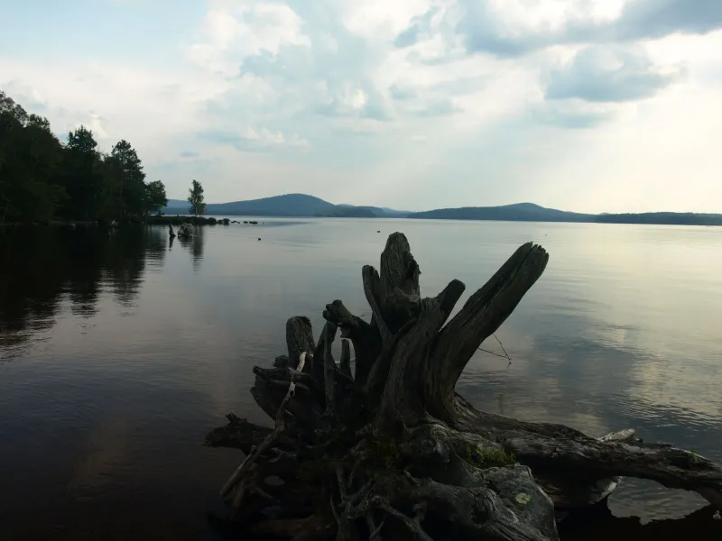 View out over Cranberry Lake