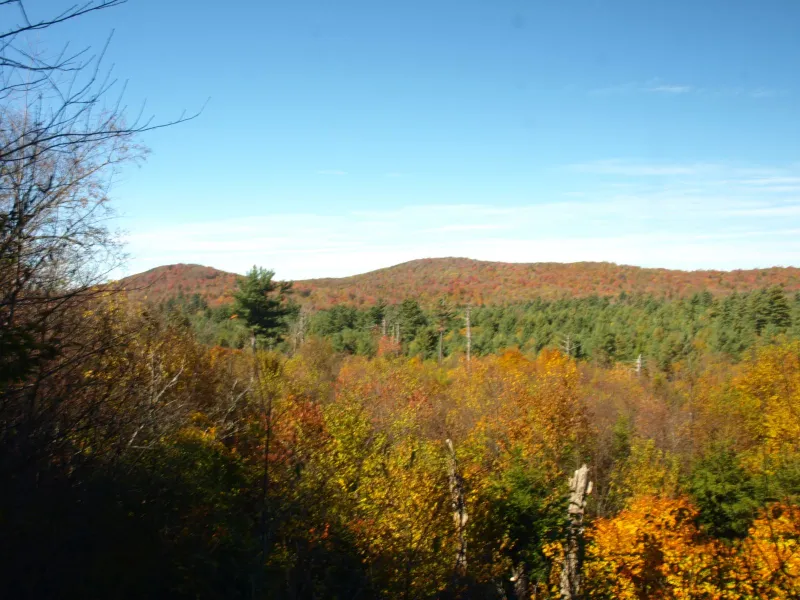 View from rocky spine