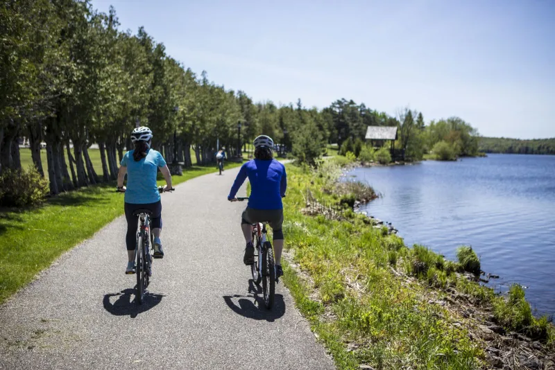 Municipal Park is a great place for biking.