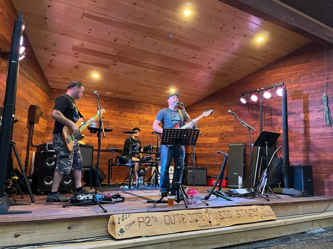 Taste of T-Hip plays at P-2's Irish Pub in Tupper Lake