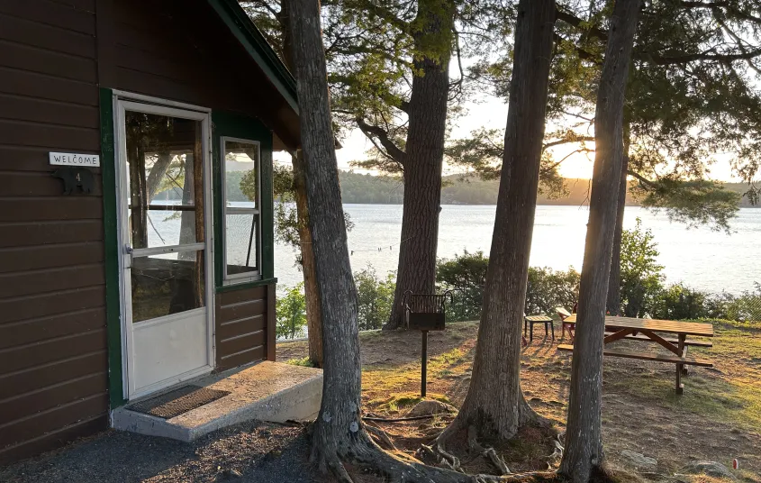 lakeside cabin