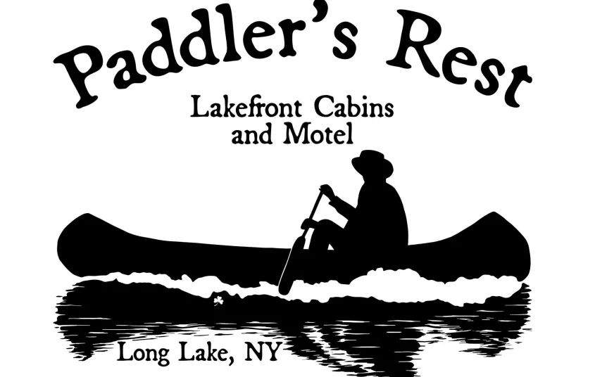 Paddlers Rest logo featuring a person in a canoe