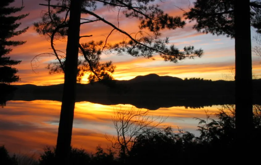 Sunset at the Paddlers Rest