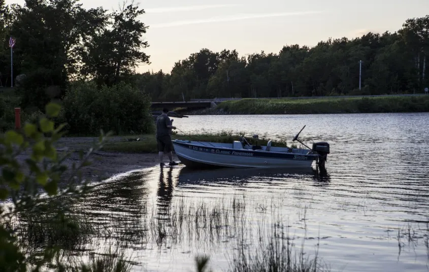 Paddle&#44; fish&#44; and sightsee from Piercefield Flow boat launch.