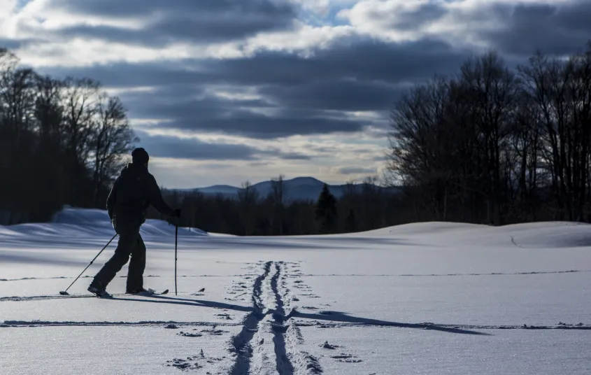 There are many great ski trails like Lower Dam and Big Trout Lake.