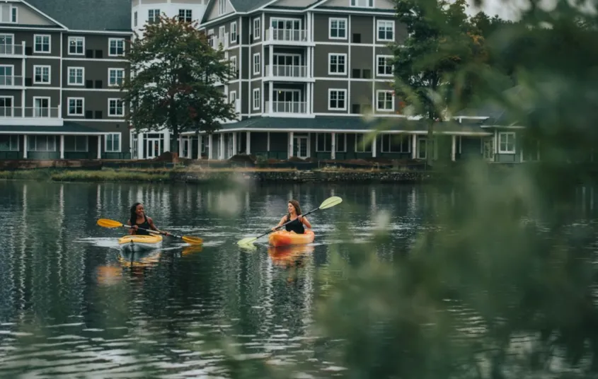 Kayak right in front of your hotel at Voco