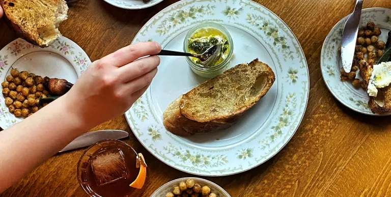 Appetizers at the Woodshed on Park