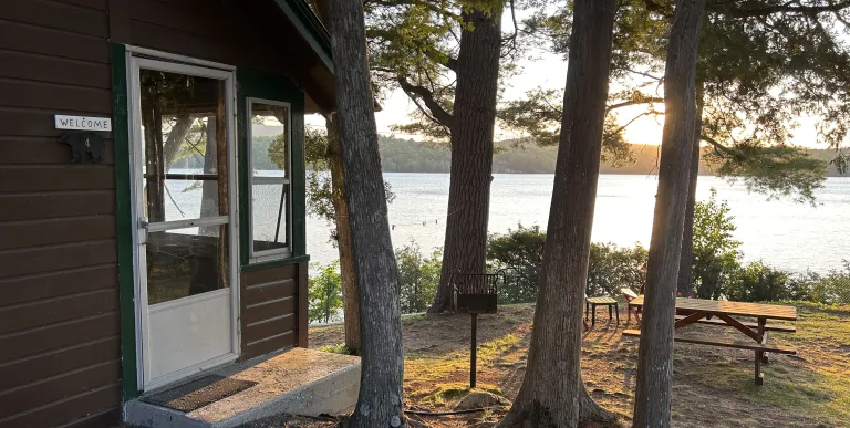 lakeside cabin