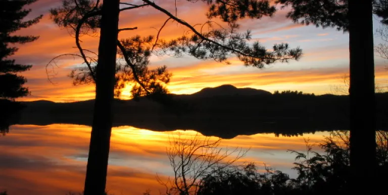 Sunset at the Paddlers Rest