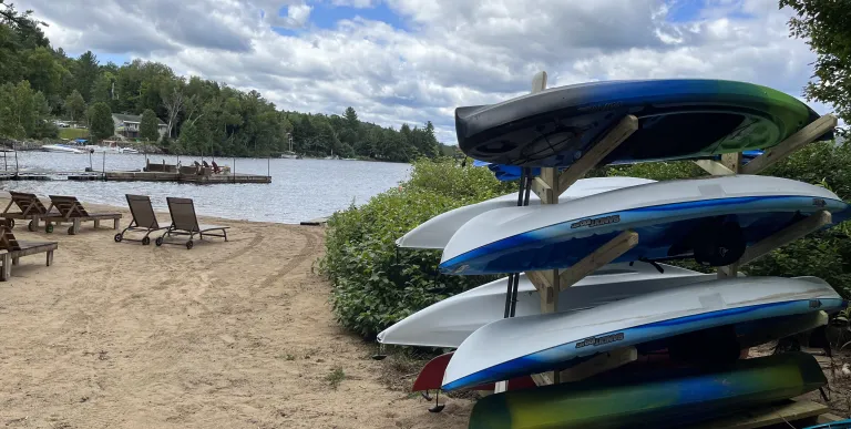 boats on the beach